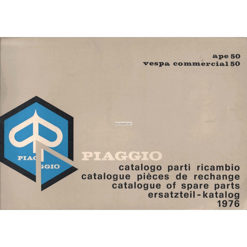 Explosionszeichnungen mit Teilen für Piaggio Ape 50 2T E2 2009-2018 (EMEA)  -  - Mofa, Roller, Ersatzteile und Zubehör